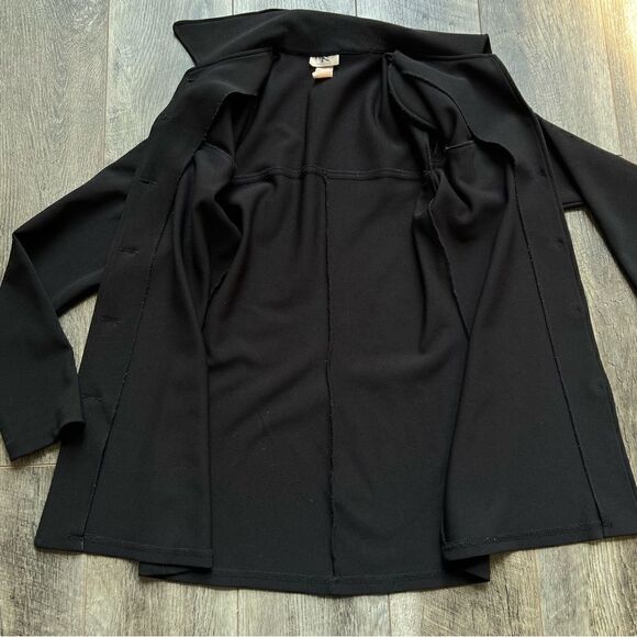 Vintage 90’s LULY K Blazer Jacket Button Down Black Size Small - Picture 7 of 8